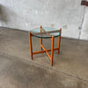 Teak & Glass Danish Side Table #2