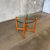 Teak & Glass Danish Side Table #2