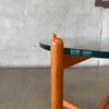 Teak & Glass Danish Side Table #2