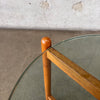 Teak & Glass Danish Side Table #2