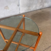 Teak & Glass Danish Side Table #2