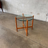 Teak & Glass Danish Side Table #2