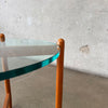 Teak & Glass Danish Side Table #2