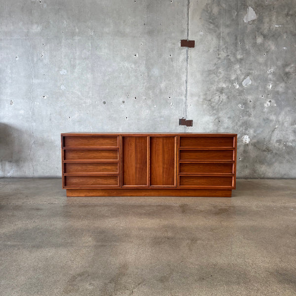 John Keal for Brown Saltman Walnut Dresser C.1960