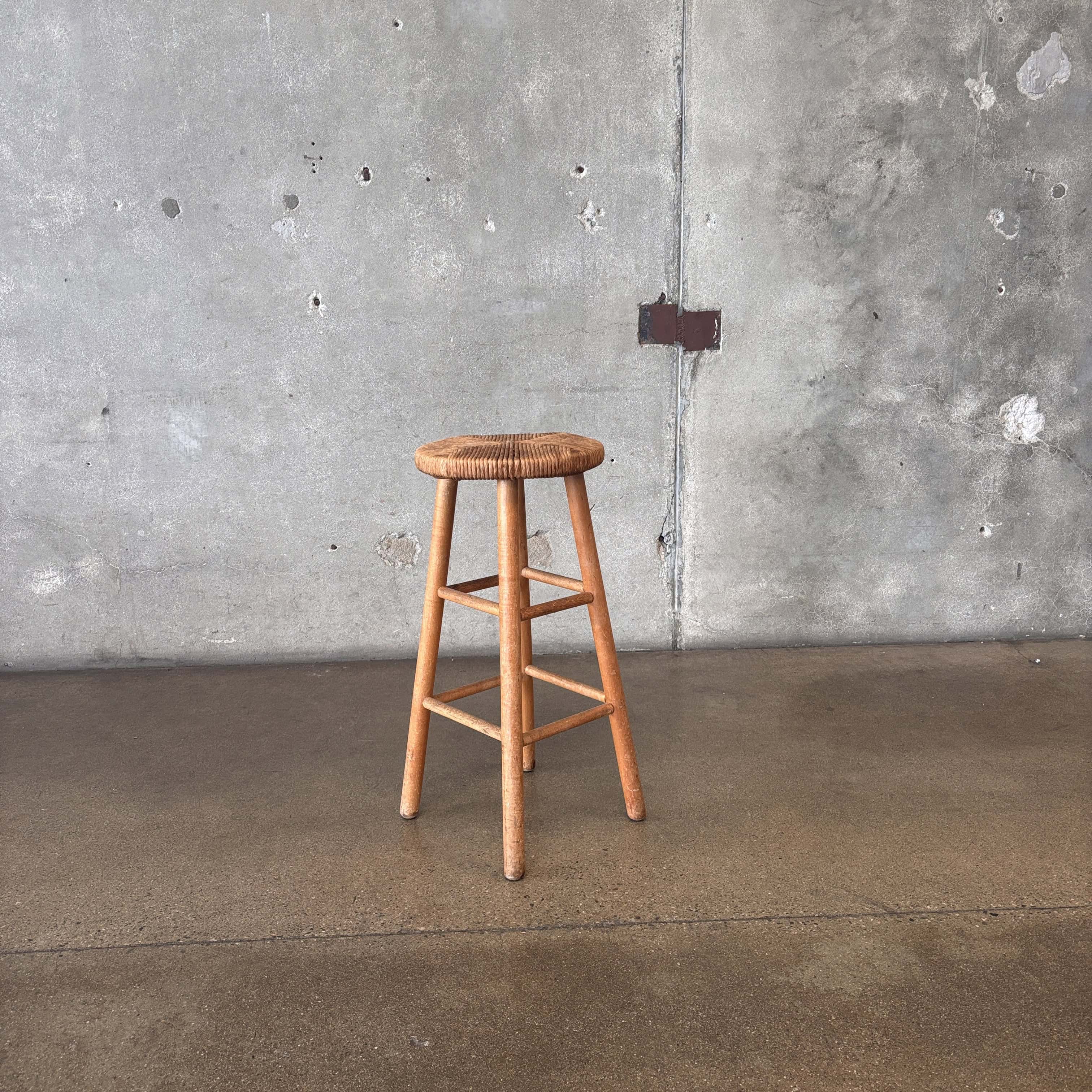 Vintage Stool w/Corded Seat