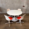 1960 Bueke Dining Table & Chairs Set - New Cushions