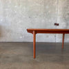 Danish Modern Teak Hidden Leaf Dining Table