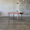 Danish Modern Teak Hidden Leaf Dining Table