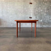 Danish Modern Teak Hidden Leaf Dining Table