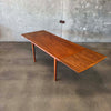 Danish Modern Teak Hidden Leaf Dining Table