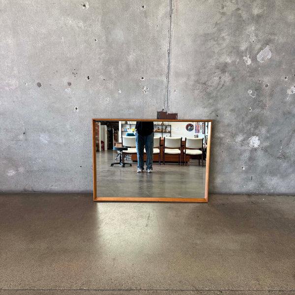 Mid Century Modern Solid Wood Mirror