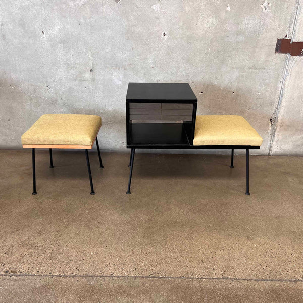 Raymond Loewy Mengel Bench & Stool C.1950s