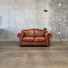 Nailhead + Leather Loveseat #2