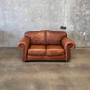 Nailhead + Leather Loveseat #2