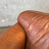 Nailhead + Leather Loveseat #2