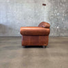Nailhead + Leather Loveseat #2