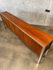 Modern Teak & Chrome Custom Credenza