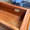 Vintage John Keal for Brown Saltman Bleached Mahogany Credenza + Hutch