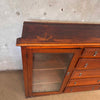 Victorian Hutch w/ Drop-Down Desk, Drawers, & Display Cabinet