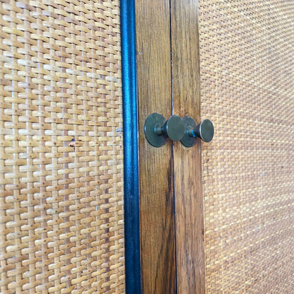 Mid Century Modern Credenza Cabinet by Lane Rosewood & Ebony