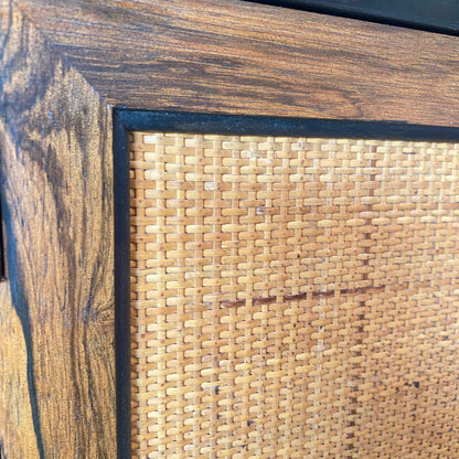 Mid Century Modern Credenza Cabinet by Lane Rosewood & Ebony