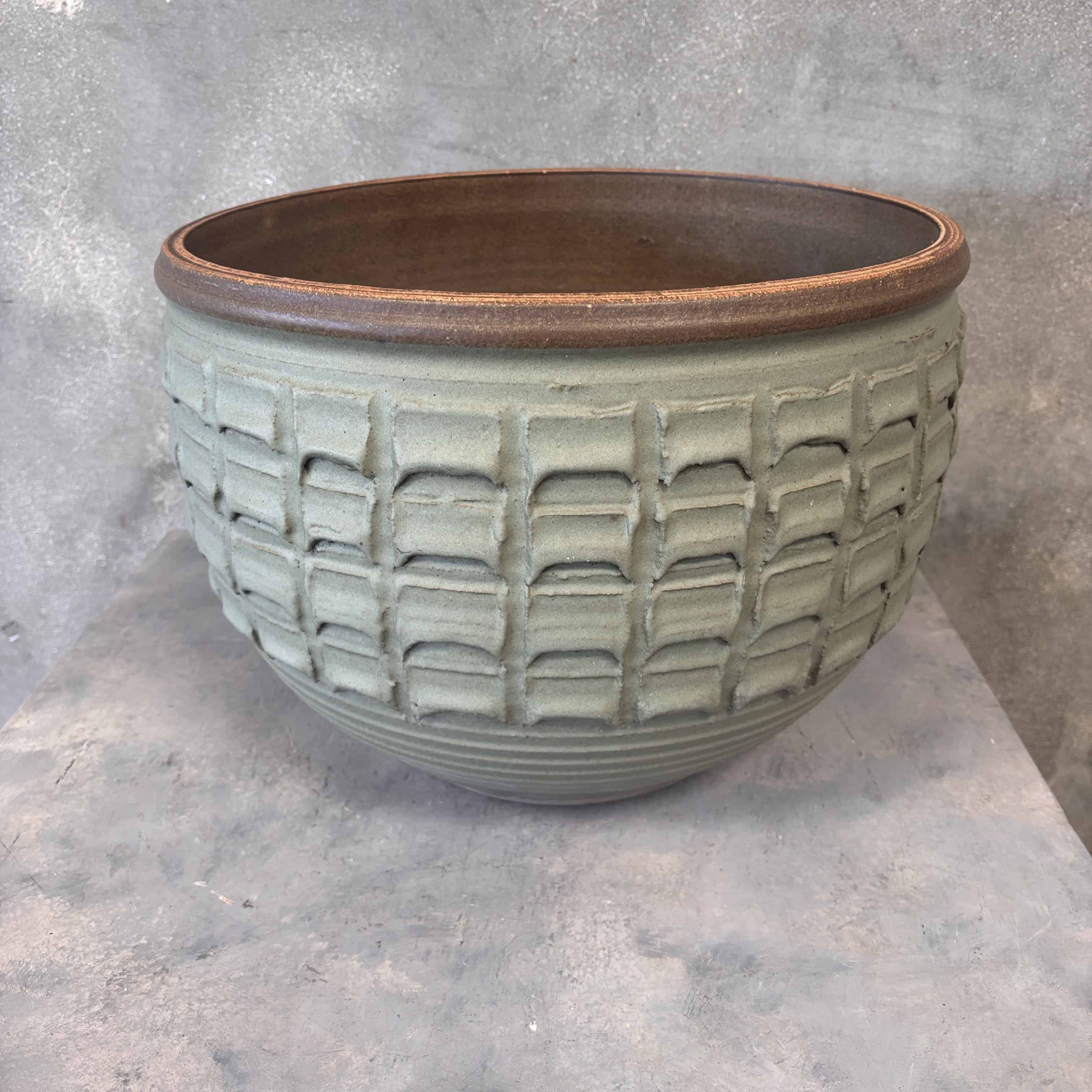 mid century modern plant pot Vintage Mid Century Modern Bob Kinzie for Affiliated Craftsmen Planter