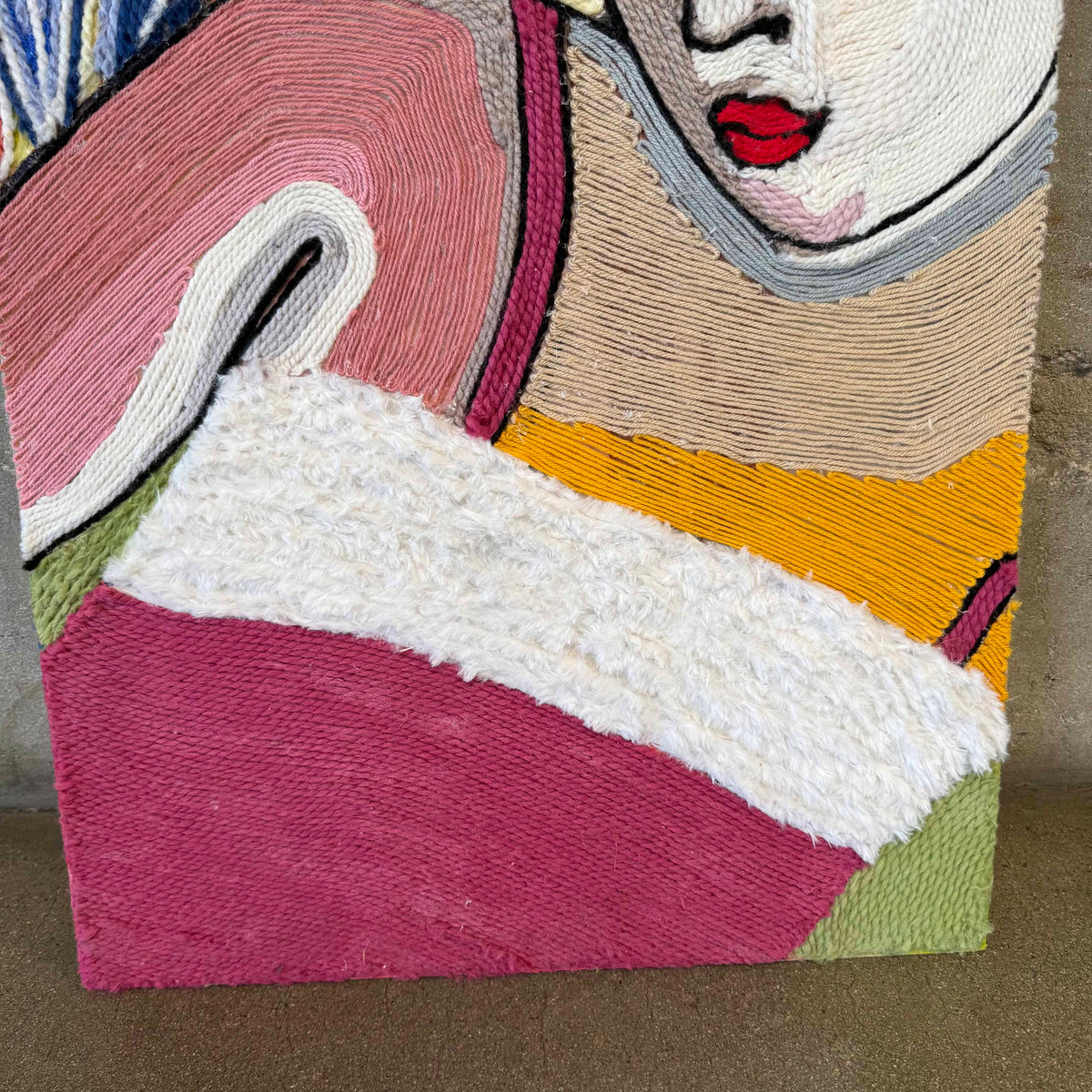 Cool String Art Woman's Portrait