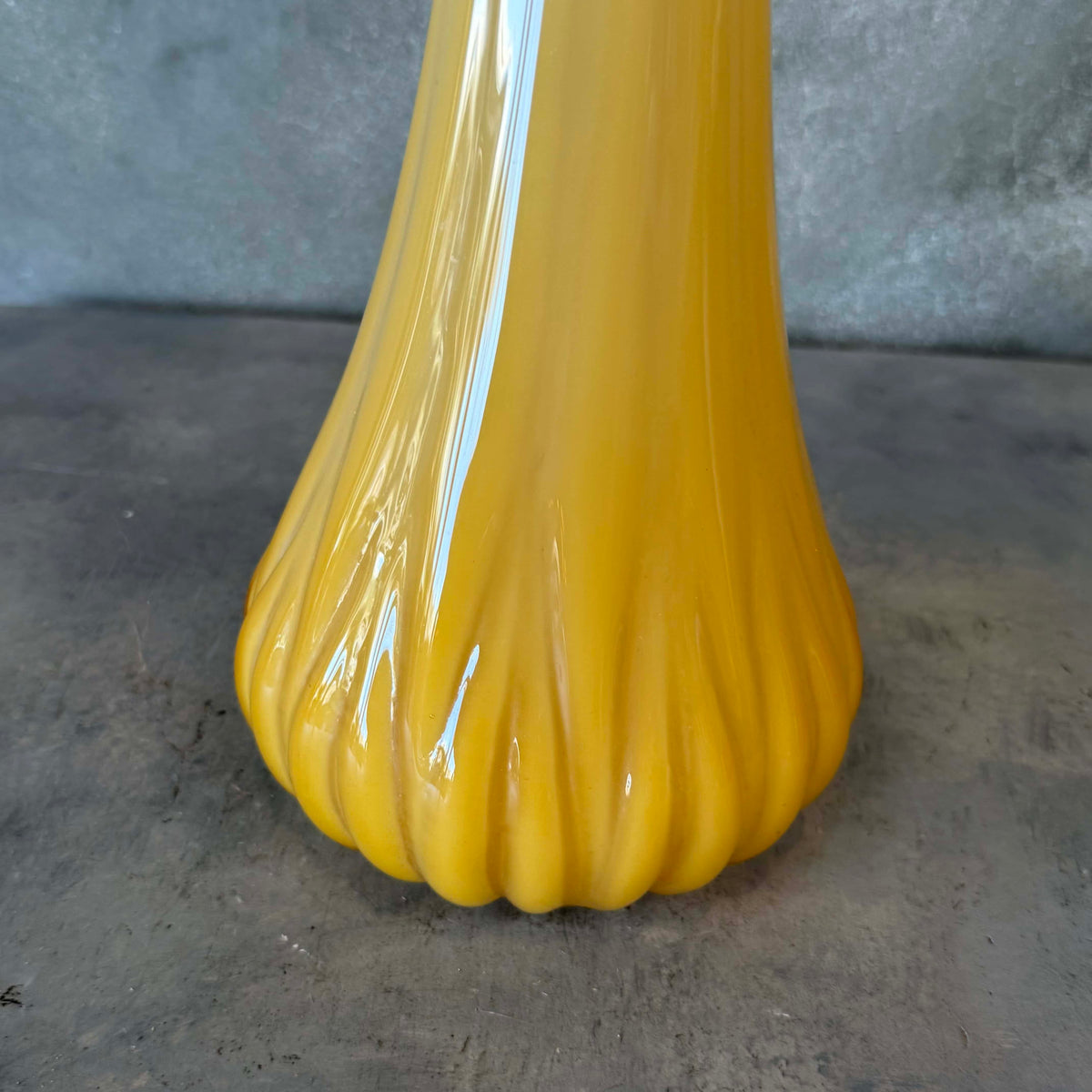 1960s Cased Empoli 24" Swung Vase