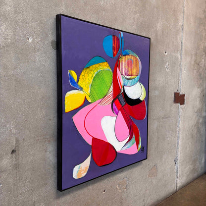 Benni Korzen Abstract Painting '23 (Purple)