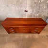 Mid Century Modern John Keal for Brown Saltman Walnut Dresser 1960's