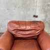 Stickley Leather Lounge Chair and Ottoman