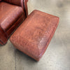 Stickley Leather Lounge Chair and Ottoman