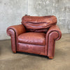 Stickley Leather Lounge Chair and Ottoman