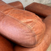Stickley Leather Lounge Chair and Ottoman