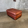 Stickley Leather Lounge Chair and Ottoman