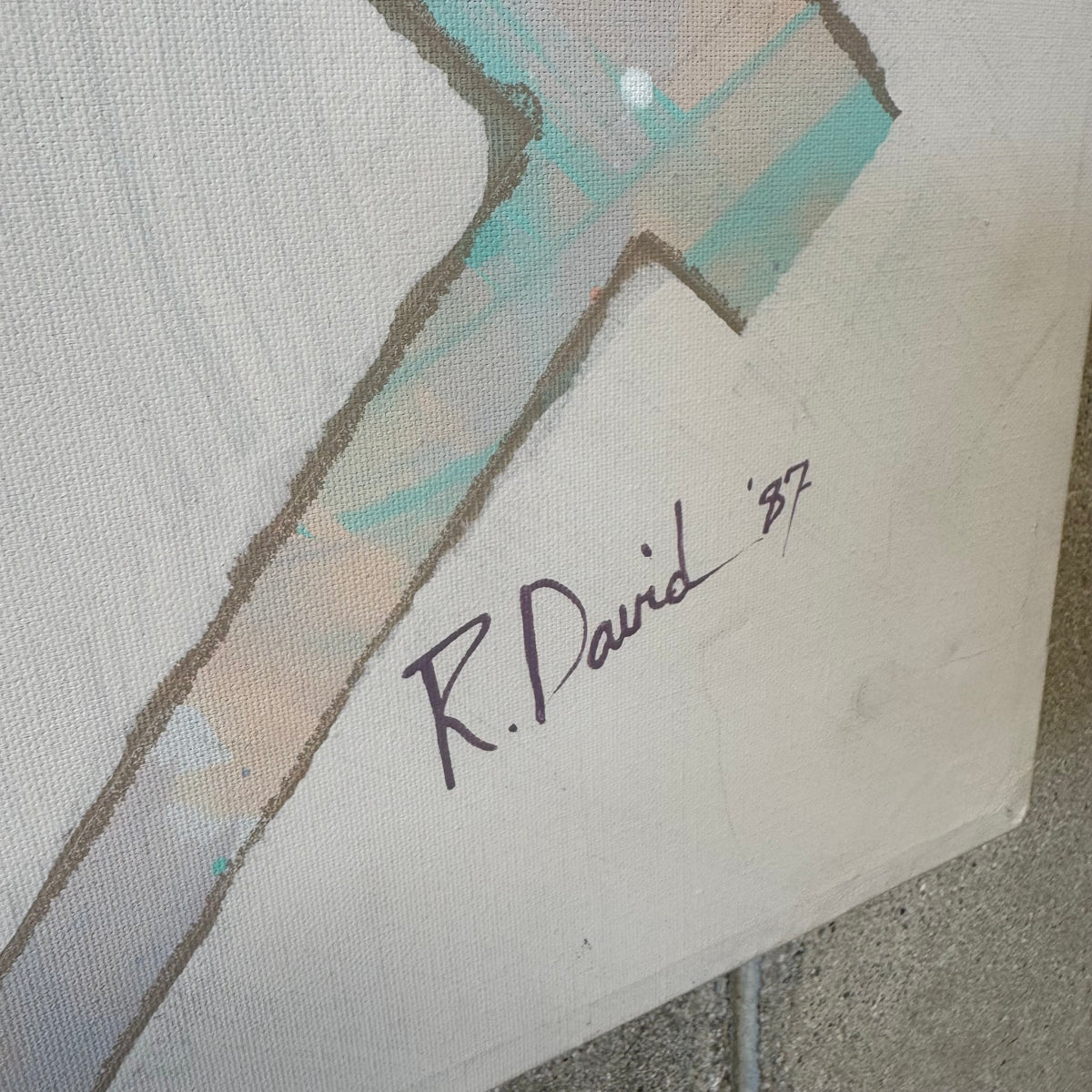 R. David Abstract Painting
