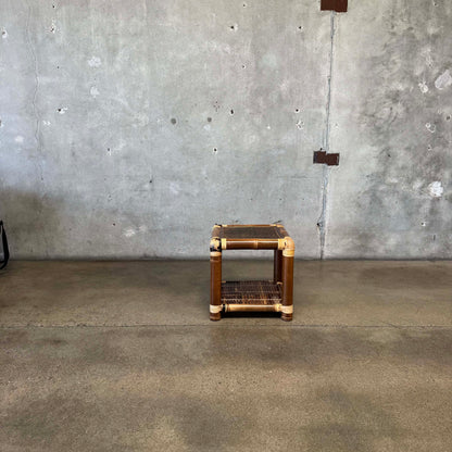 Rattan Side Table