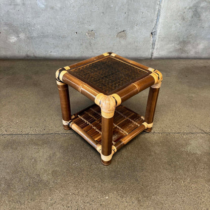 Rattan Side Table