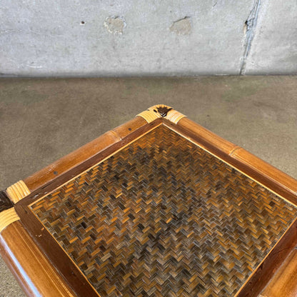 Rattan Side Table