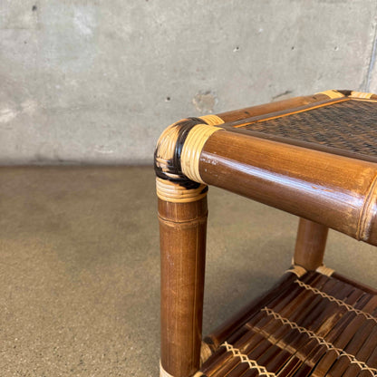 Rattan Side Table