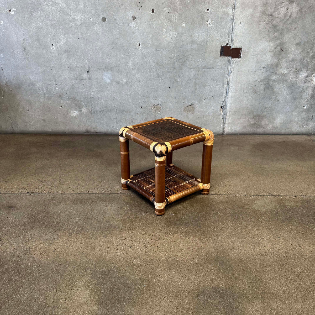 Rattan Side Table