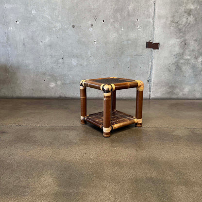 Rattan Side Table