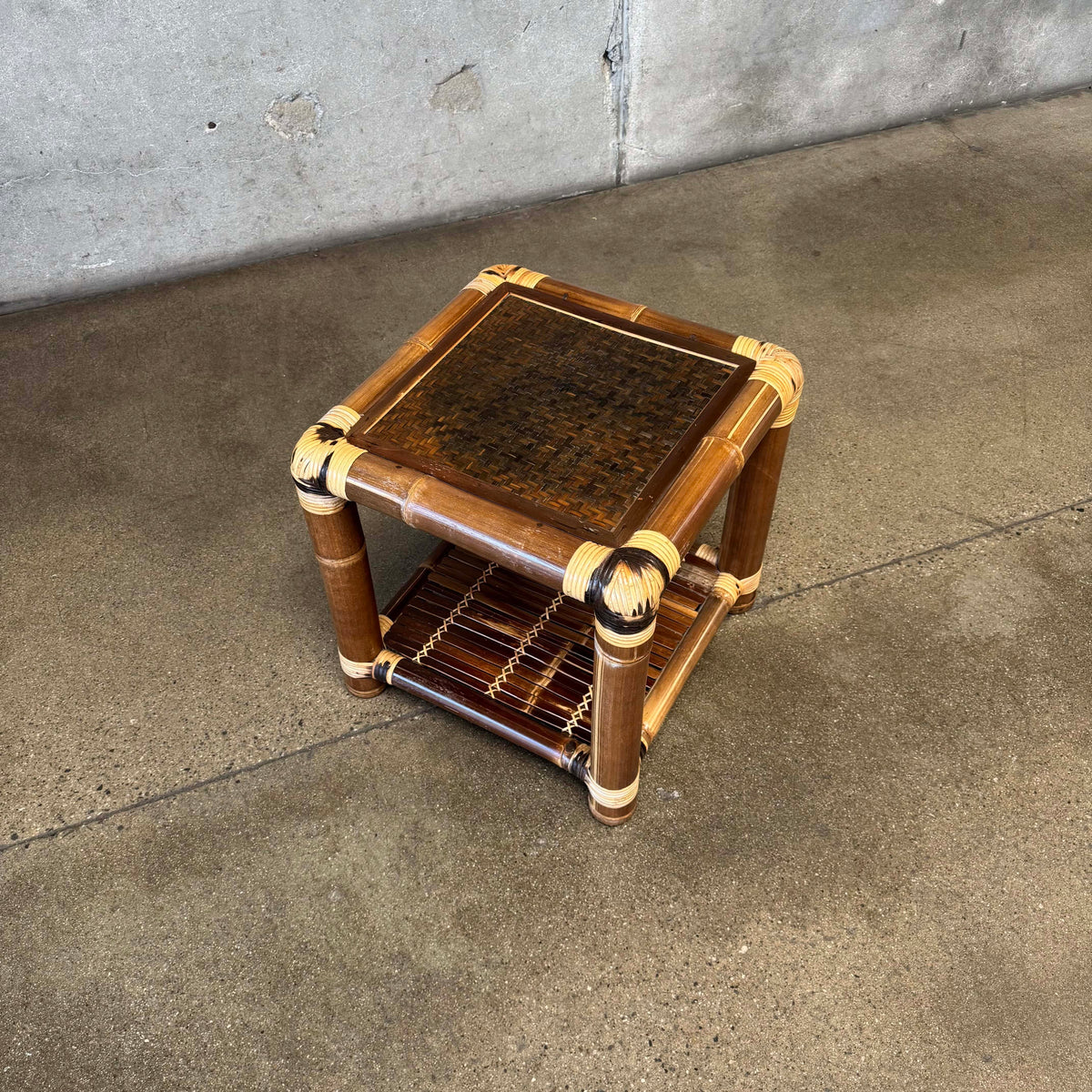 Rattan Side Table