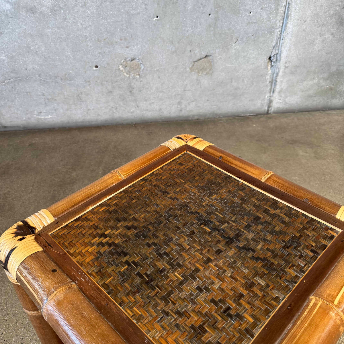 Rattan Side Table