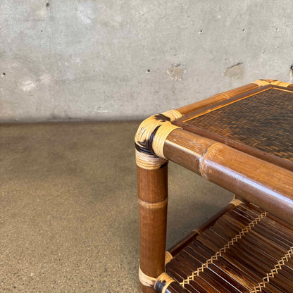 Rattan Side Table