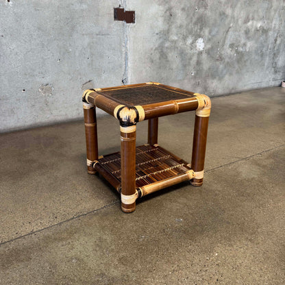 Rattan Side Table