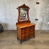 Antique Chest W/Mirror