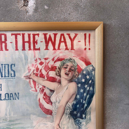 "Clear The Way" Early 20th Century Bond Poster