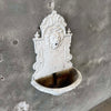 Vintage Cast Iron Wall Fountain With Lions Head