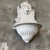 Vintage Cast Iron Wall Fountain With Lions Head